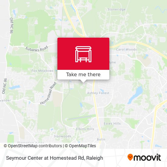 Mapa de Seymour Center at Homestead Rd