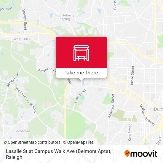 Lasalle St at Campus Walk Ave (Belmont Apts) map