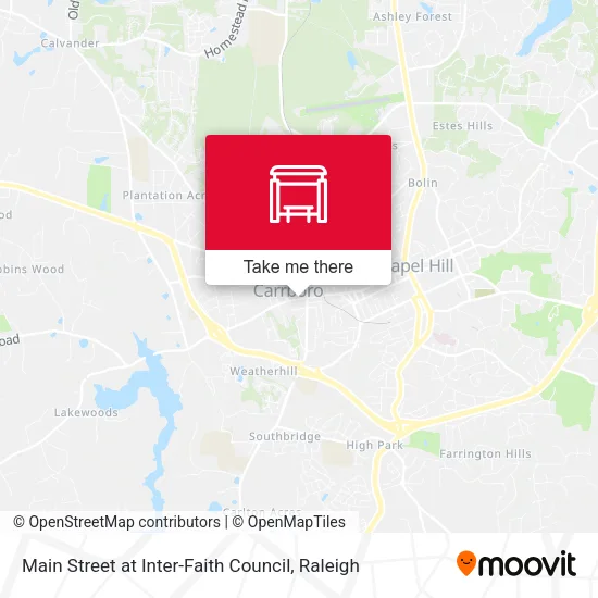 Main Street at Inter-Faith Council map