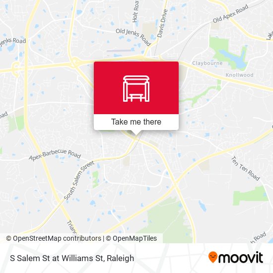 S Salem St at Williams St map