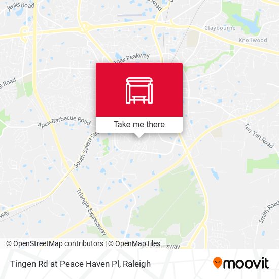Tingen Rd at Peace Haven Pl map
