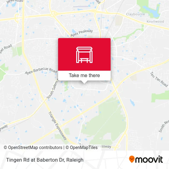 Tingen Rd at Baberton Dr map