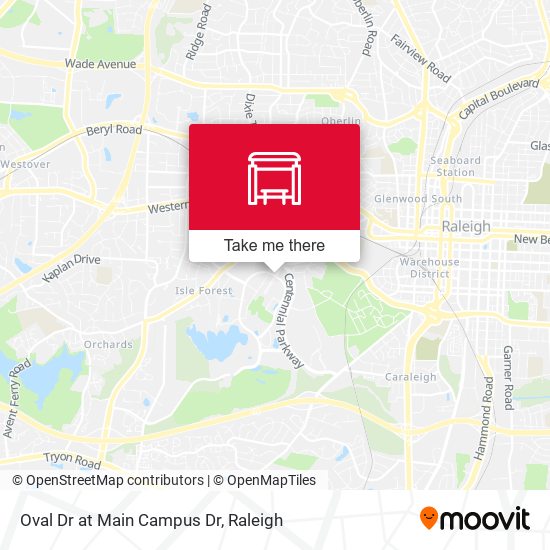 Mapa de Oval Dr at Main Campus Dr