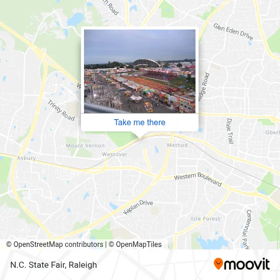 N.C. State Fair map
