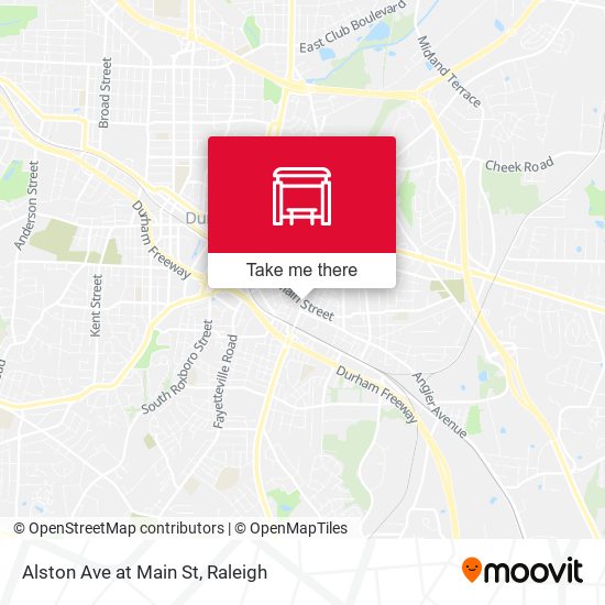 Mapa de Alston Ave at Main St