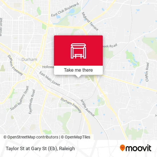 Mapa de Taylor St at Gary St (Eb)