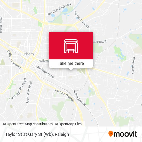 Mapa de Taylor St at Gary St (Wb)
