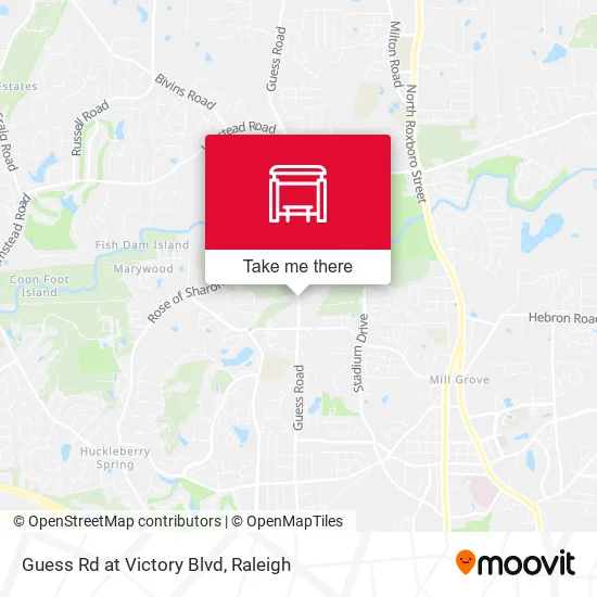 Mapa de Guess Rd at Victory Blvd