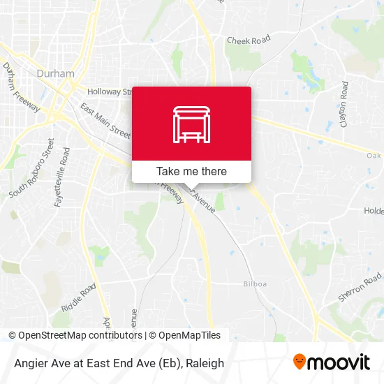 Mapa de Angier Ave at East End Ave (Eb)