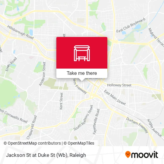 Mapa de Jackson St at Duke St (Wb)