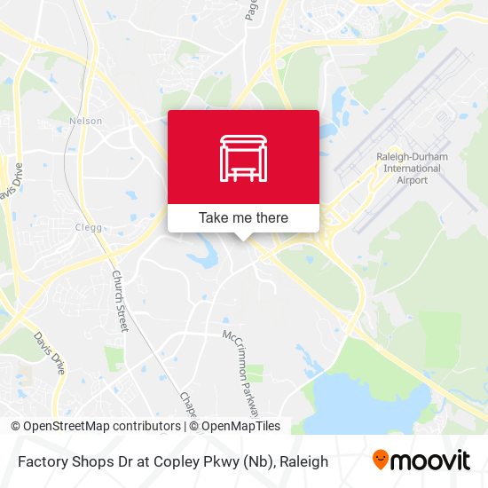Factory Shops Dr at Copley Pkwy (Nb) map