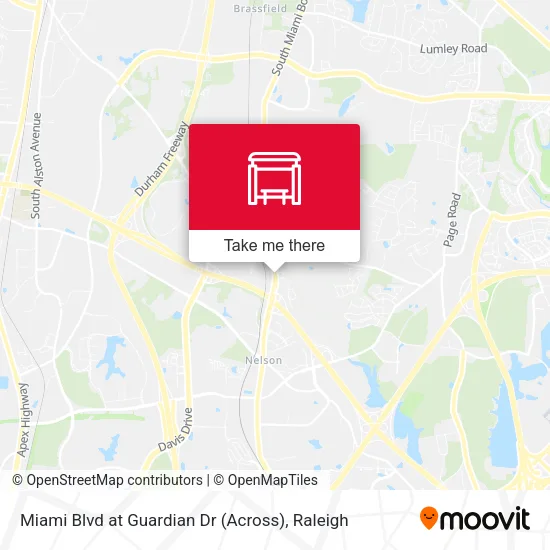 Mapa de Miami Blvd at Guardian Dr (Across)