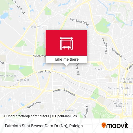 Mapa de Faircloth St at Beaver Dam Dr (Nb)