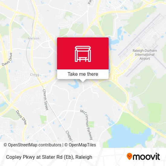 Mapa de Copley Pkwy at Slater Rd (Eb)