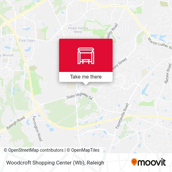 Mapa de Woodcroft Shopping Center (Wb)