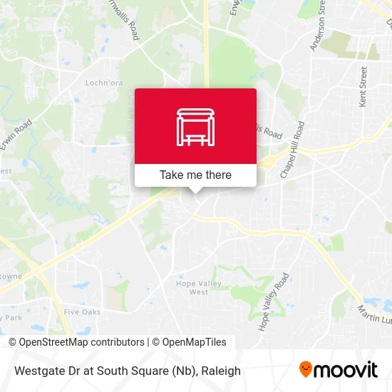 Westgate Dr at South Square (Nb) map