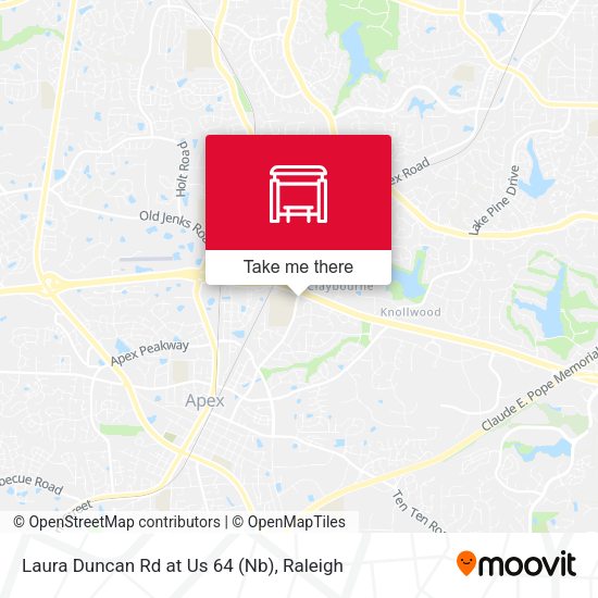 Mapa de Laura Duncan Rd at Us 64 (Nb)