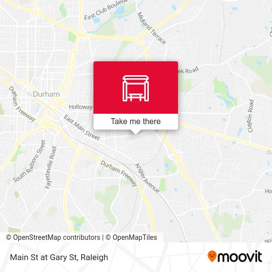 Main St at Gary St map