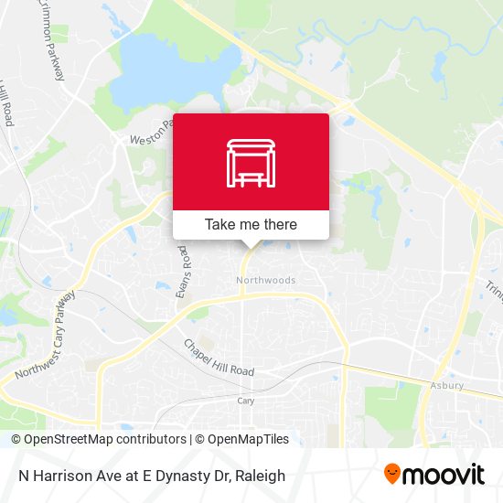 N Harrison Ave at E Dynasty Dr map
