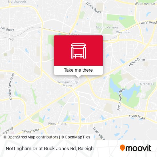 Mapa de Nottingham Dr at Buck Jones Rd