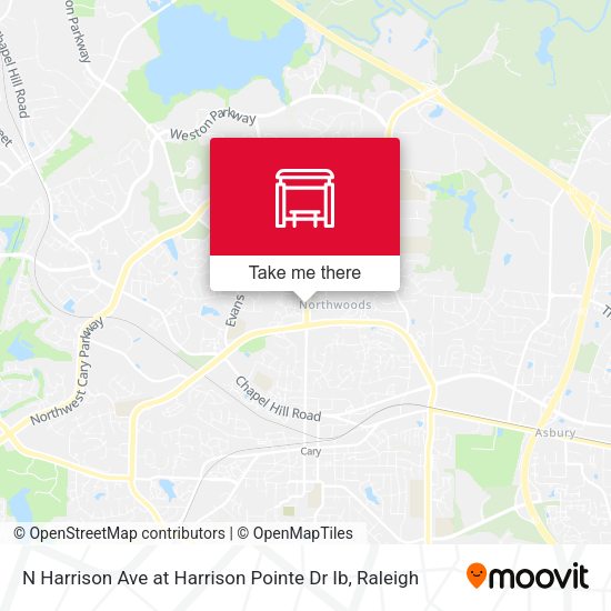 Mapa de N Harrison Ave at Harrison Pointe Dr Ib