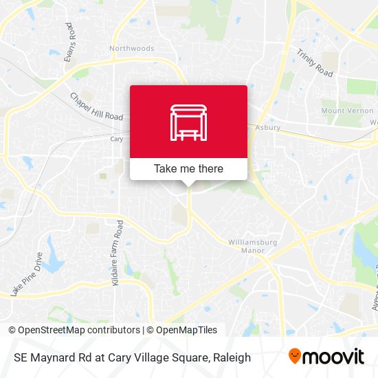 SE Maynard Rd at Cary Village Square map