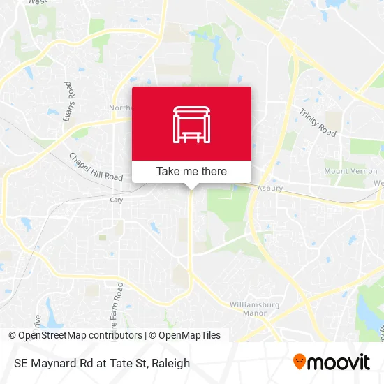 Mapa de SE Maynard Rd at Tate St