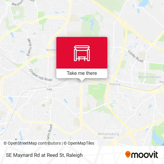 Mapa de SE Maynard Rd at Reed St