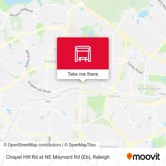 Chapel Hill Rd at NE Maynard Rd (Eb) map