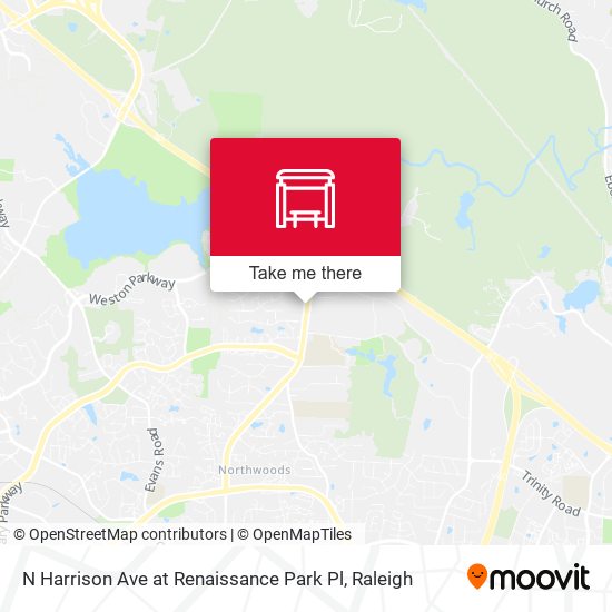 N Harrison Ave at Renaissance Park Pl map