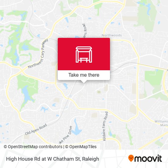 Mapa de High House Rd at W Chatham St