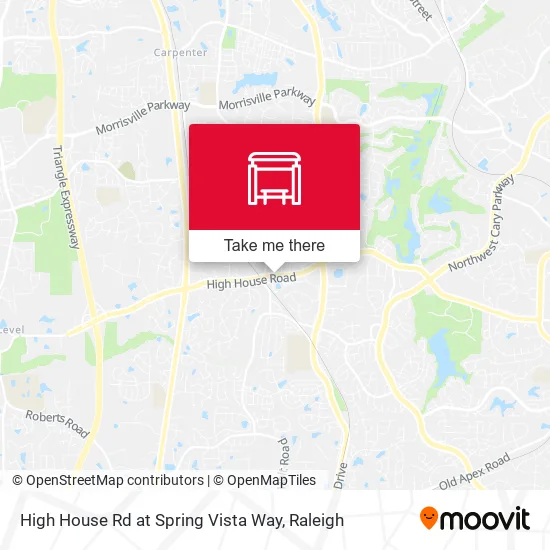 Mapa de High House Rd at Spring Vista Way