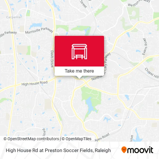 Mapa de High House Rd at Preston Soccer Fields