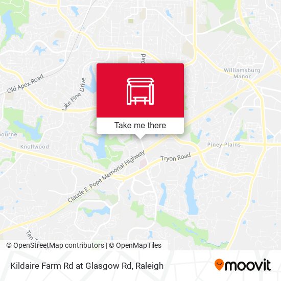 Kildaire Farm Rd at Glasgow Rd map