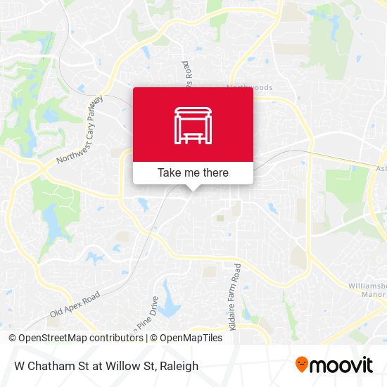 Mapa de W Chatham St at Willow St