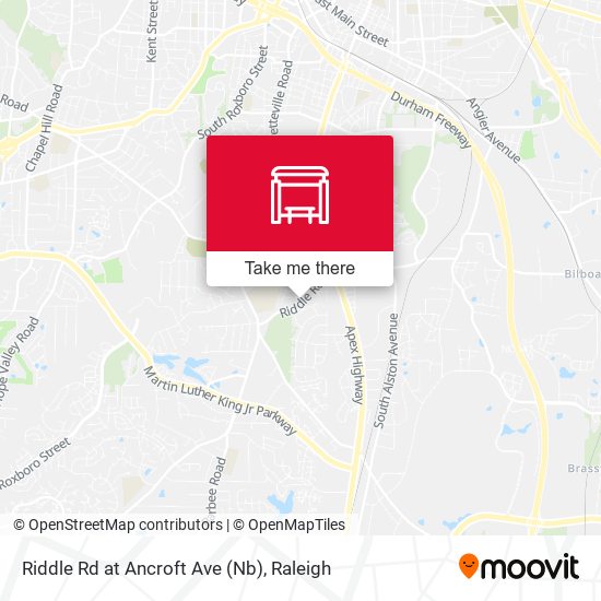 Mapa de Riddle Rd at Ancroft Ave (Nb)