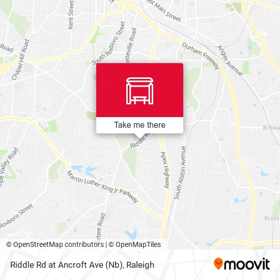 Mapa de Riddle Rd at Ancroft Ave (Nb)