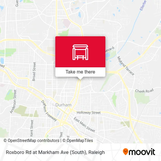 Roxboro Rd at Markham Ave (South) map