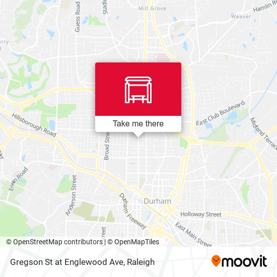 Mapa de Gregson St at Englewood Ave