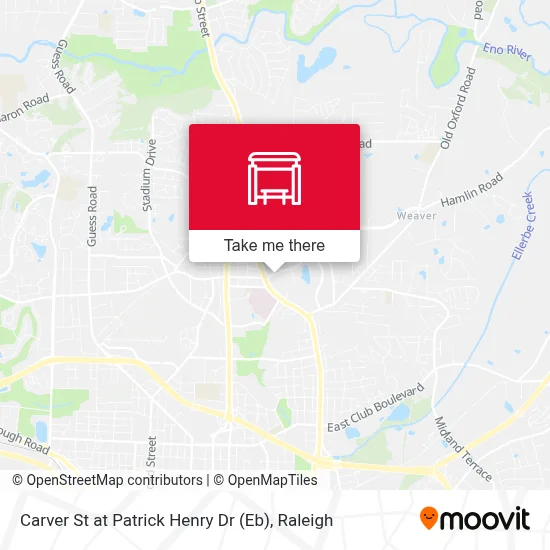 Carver St at Patrick Henry Dr (Eb) map