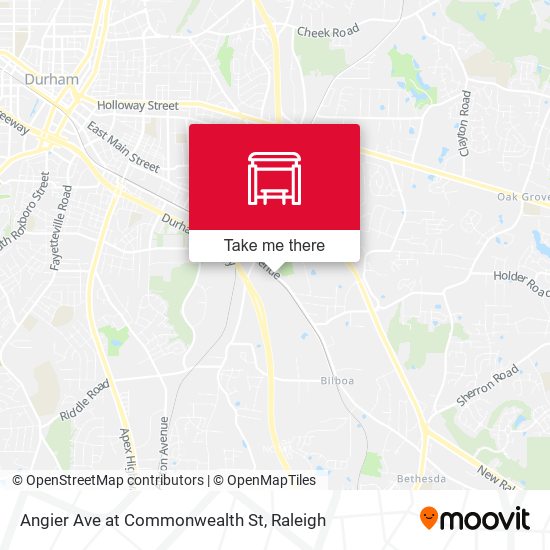 Angier Ave at Commonwealth St map