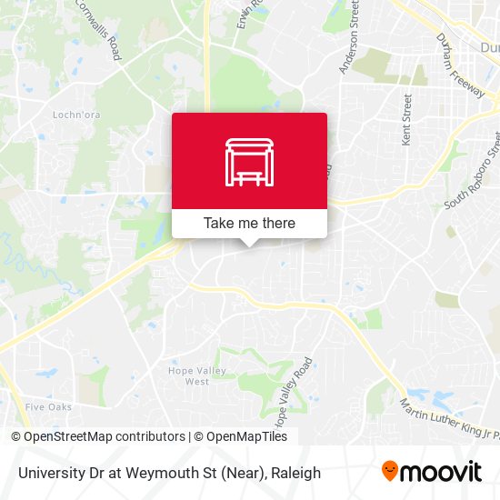 University Dr at Weymouth St (Near) map