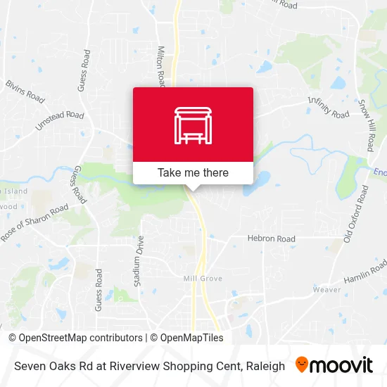 Seven Oaks Rd at Riverview Shopping Cent map