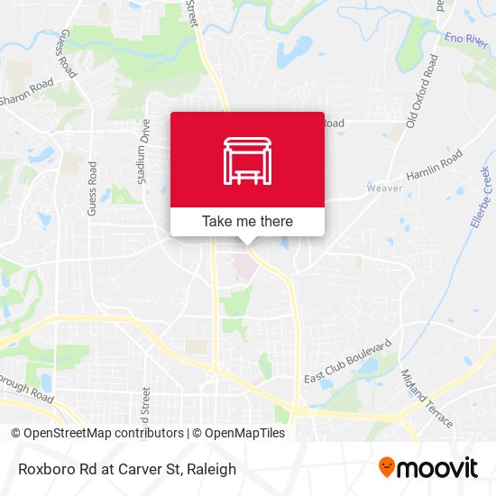 Mapa de Roxboro Rd at Carver St