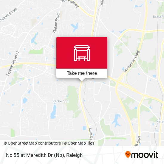 Mapa de Nc 55 at Meredith Dr (Nb)