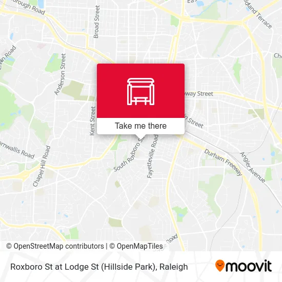Roxboro St at Lodge St (Hillside Park) map