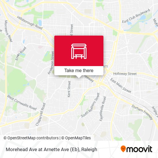 Mapa de Morehead Ave at Arnette Ave (Eb)