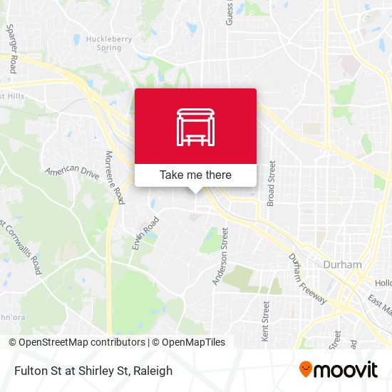 Mapa de Fulton St at Shirley St