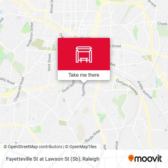 Mapa de Fayetteville St at Lawson St (Sb)