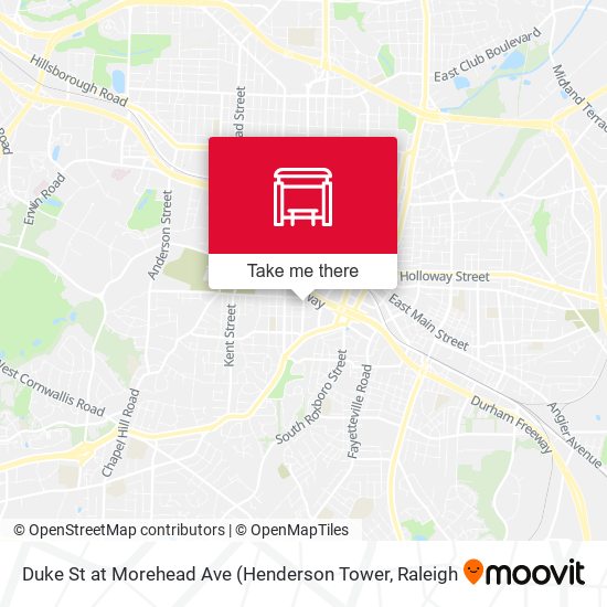 Duke St at Morehead Ave map